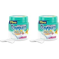 Daygum Protex Gomme da Masticare, Pacco da 150 Pezzi, 104g, 104 grammo