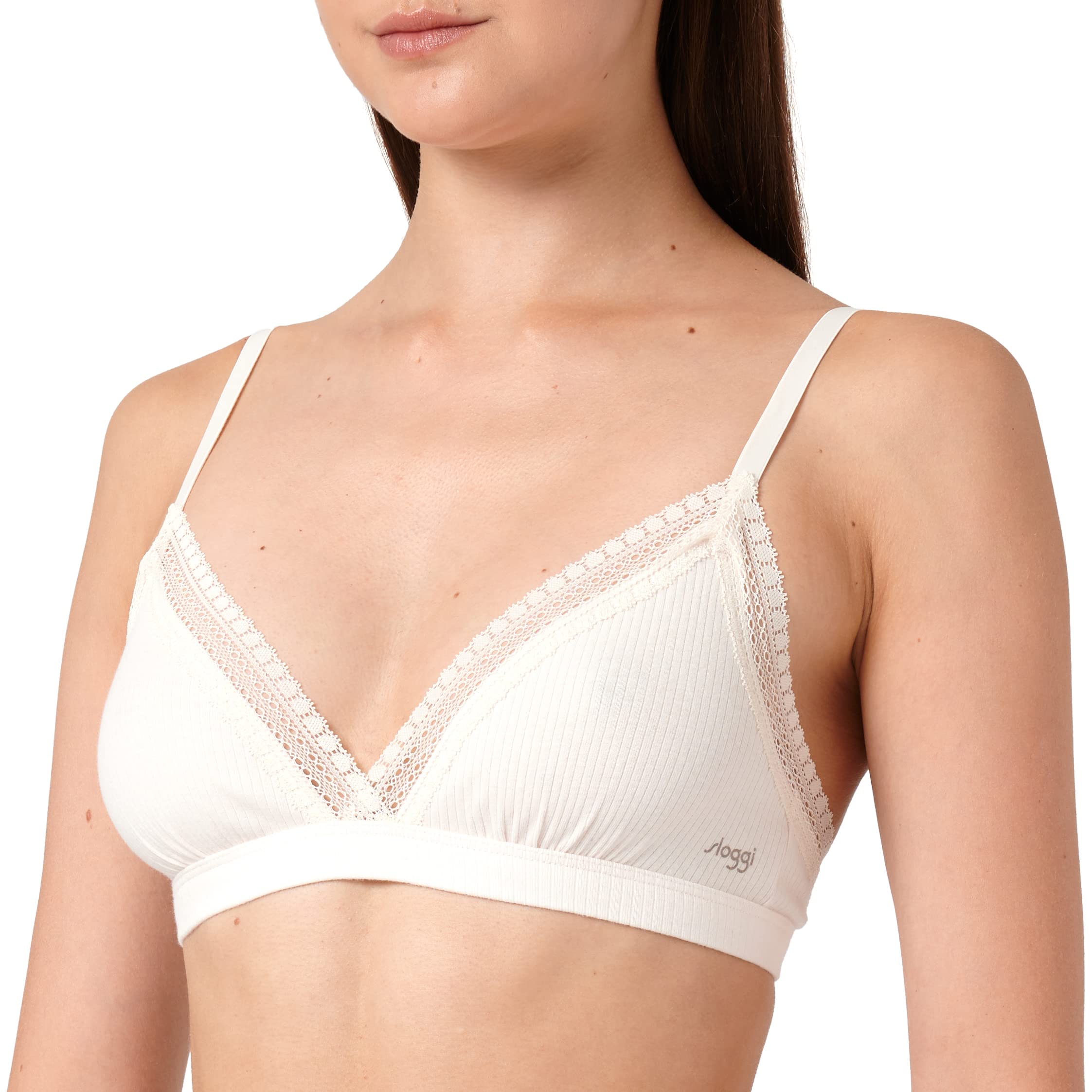Sloggi Women's sloggi GO Ribbed Bralette, ANGORA