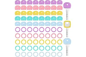 Blulu 80 Pieces Key Toppers - The Perfect Way to Organize Your Keys