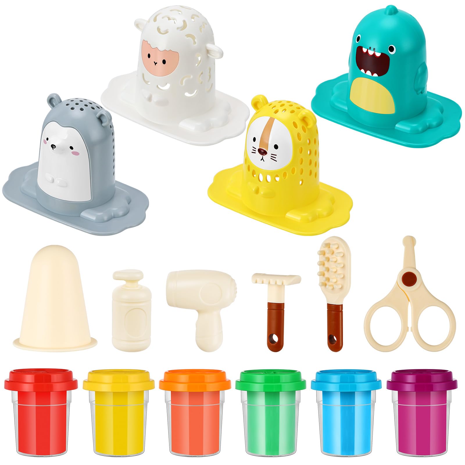 Knete Supermarktkasse Spielzeug - Mit 12 Knetfarben & Zubehör Für Rollenspiele