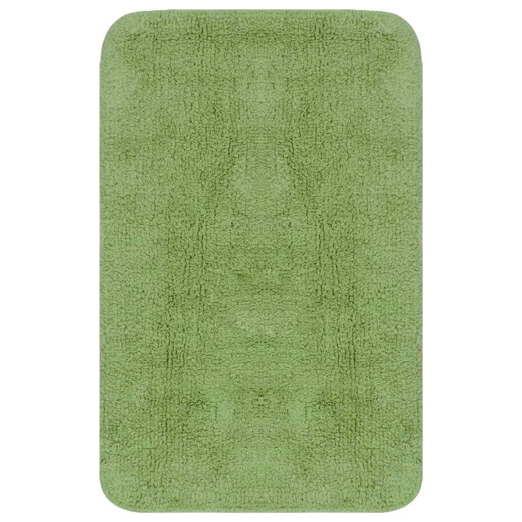Tidyard 3-TLG. Badematten Set | Badezimmer Teppich Set | Badematte mit Klosettumrahmung und WC-Vorleger aus Baumwolle | Badgarnitur Antistatisch Pflegeleicht Farbauswahl
