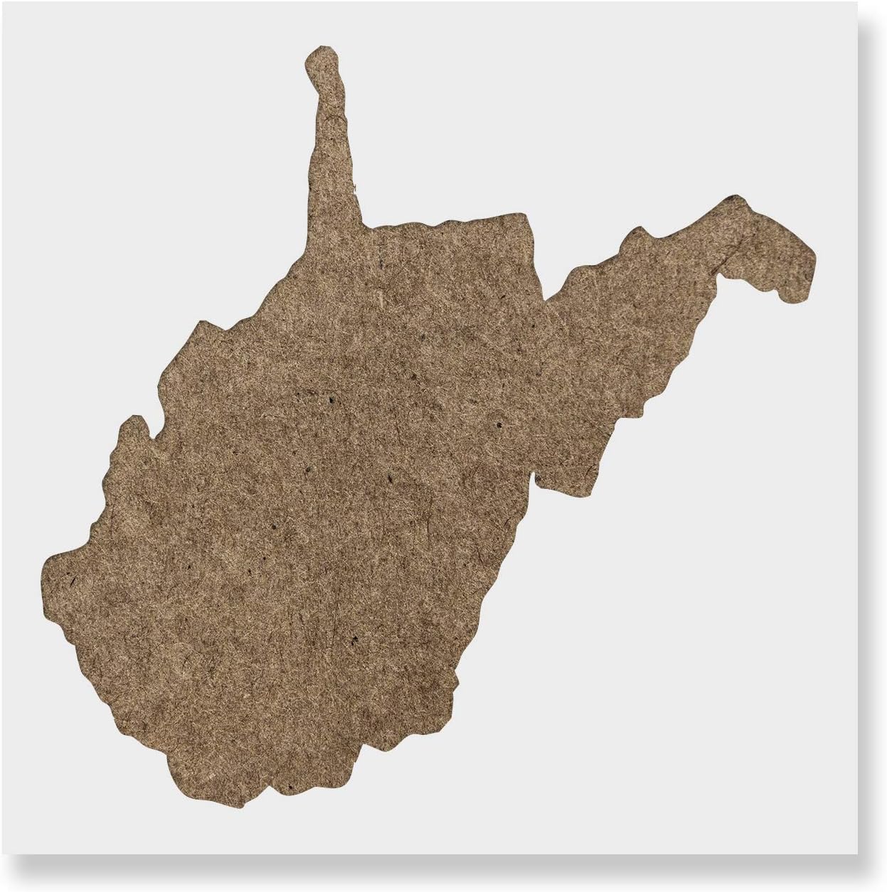 West Virginia State Stencil - Perfect for Patriotic Decor and Educational Projects, West Virginia, Stencil Templates