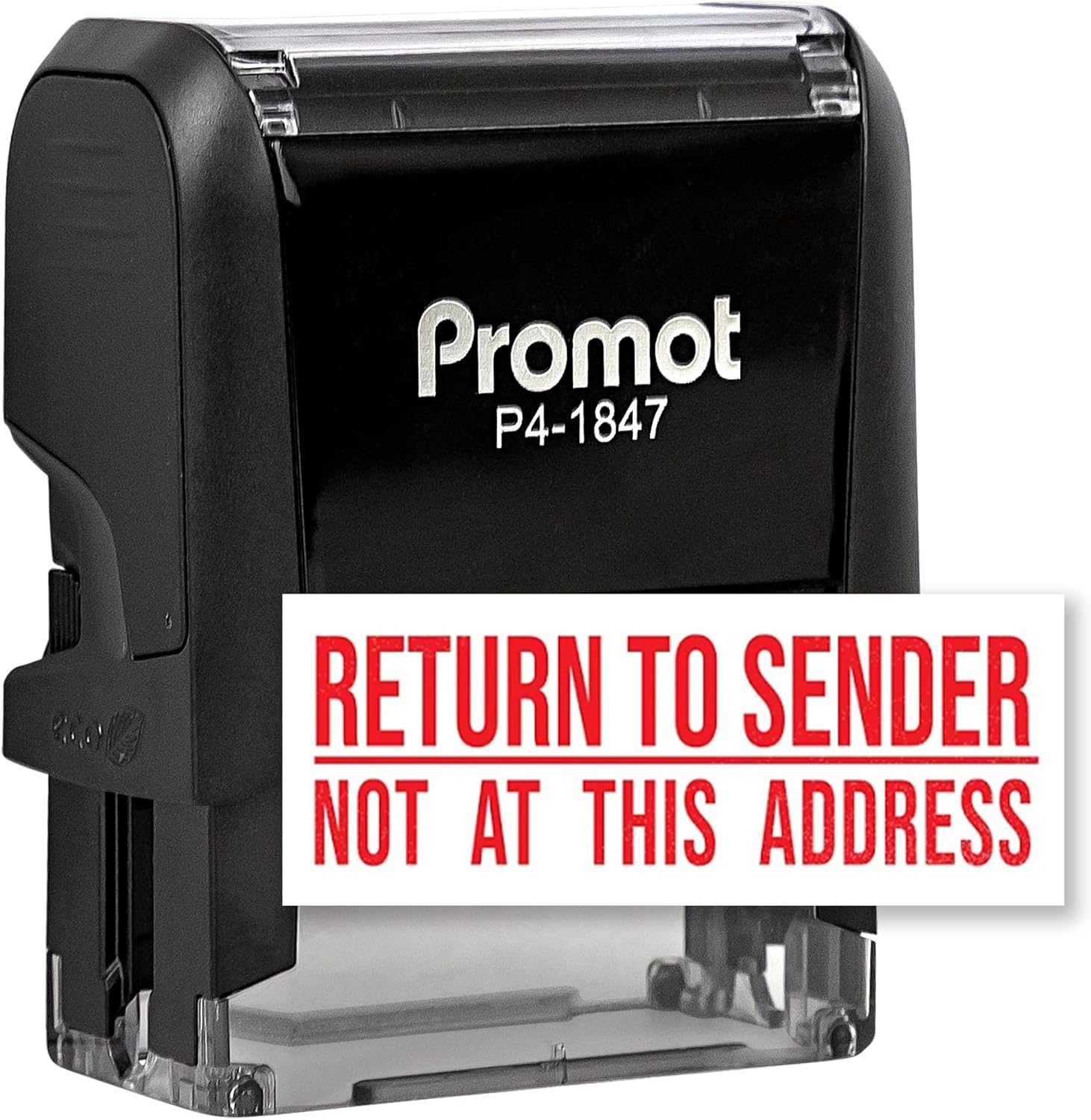 Promot Return to Sender Self Inking Stamp Return to Sender Stamp Not at This