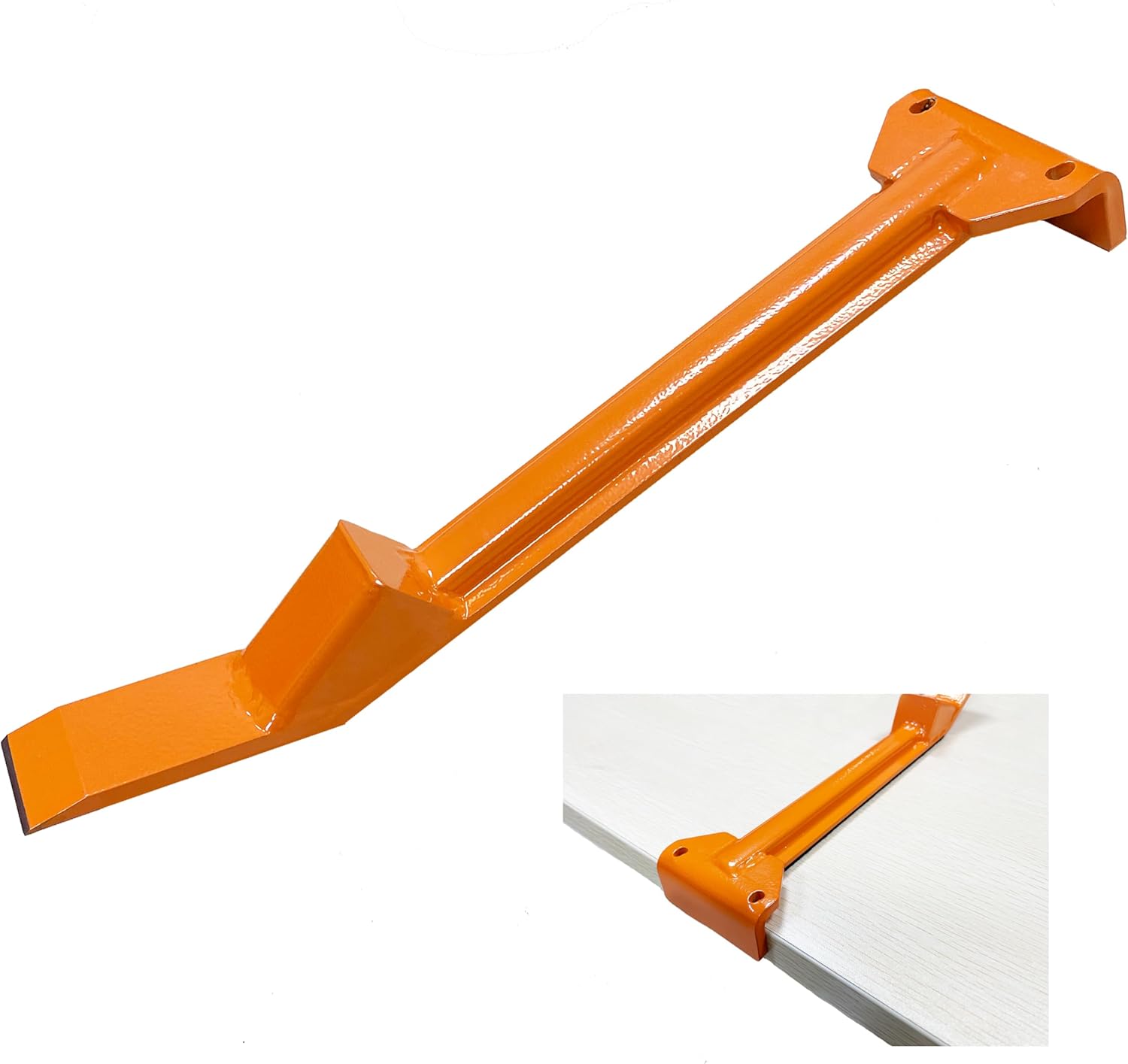 Vinyl Pull Bar Flooring Jack Tool - Heavy Duty 12" NK-EH400 Steel Tool,Flooring Pull Bar for Laminate, LVP,LVT Hardwood Floors,Rust-Resistant,Scratch-Free Installation Tool,Single,Flooring Repair