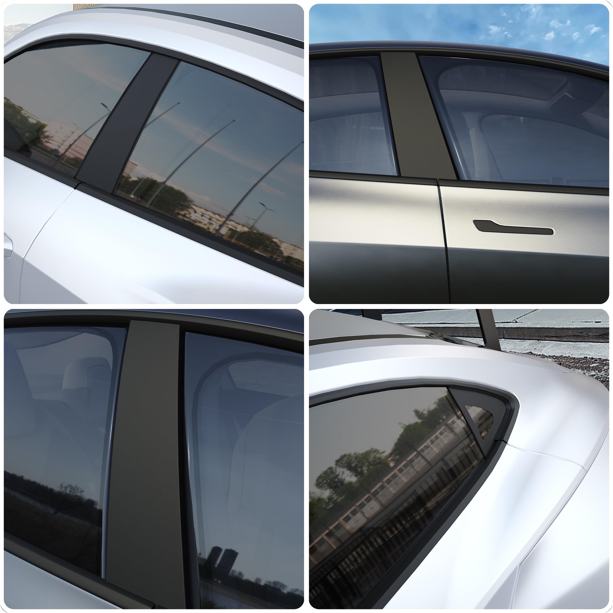 3/5/7/10 cm glänzend schwarz Vinyl Fenster Trim Film Blackout selbstkleben Vinyl Streifen Klebeband für Auto Innenhaube Dach