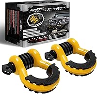 Vista 23 de AUTMATCH - Grilletes de anillo D de 3/4" (2 unidades) - Grillete de clevis con resistencia a la rotura de 41,887 Ib con tornillo de 7/8" y kit