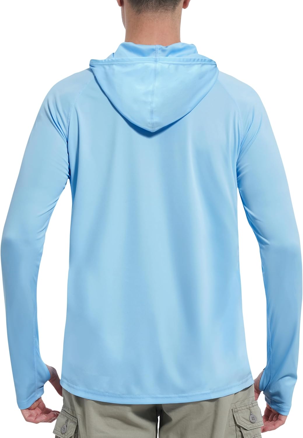 Roadbox UPF 50+ Sun Protection Hoodie Shirt, Outdoor Fishing SPF UV Long Sleeve Shirts, Quick Dry Hiking Running Rash Guard - Image 2