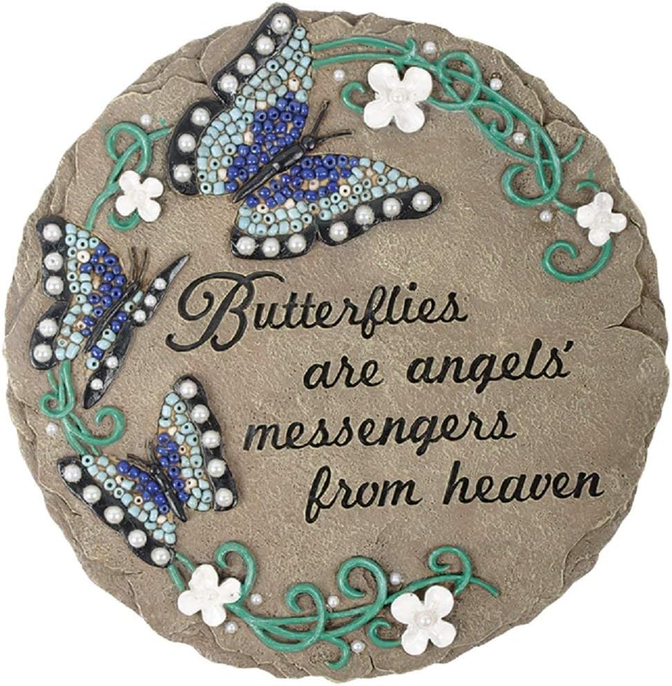 Carson "Butterflies Heaven" Beadworks Garden Stone