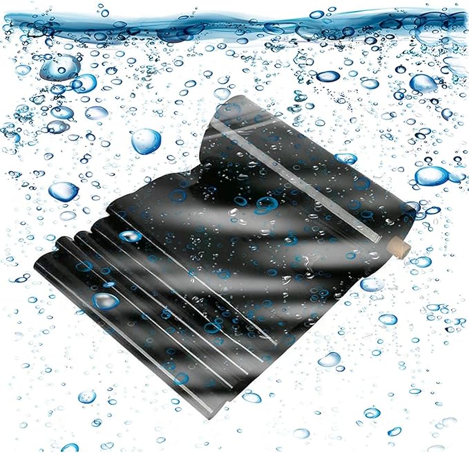 Image YQGOO 1x2m Black Heavy Duty Pond Liner Protection, HDPE Pond Liner for Fish Ponds, Streams Fountains and Water Gardens Image YQGOO 1x2m Black Heavy Duty Pond Liner Protection, HDPE Pond Liner for Fish Ponds, Streams Fountains and Water Gardens