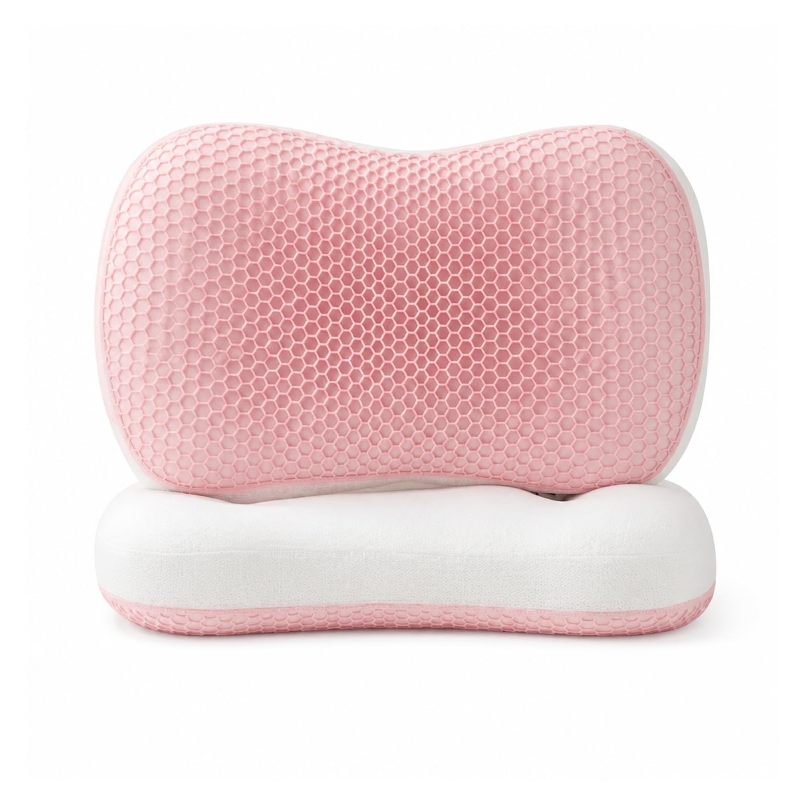 AMRTTWY Honeycomb Pillow, Pectin Feather Silk Pillow,Gel Cushion