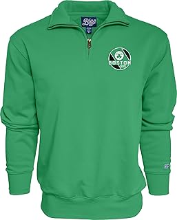 Blue 84 NBA Officially Licensed Quarter Zip Sweatshirt Icon Team Color
