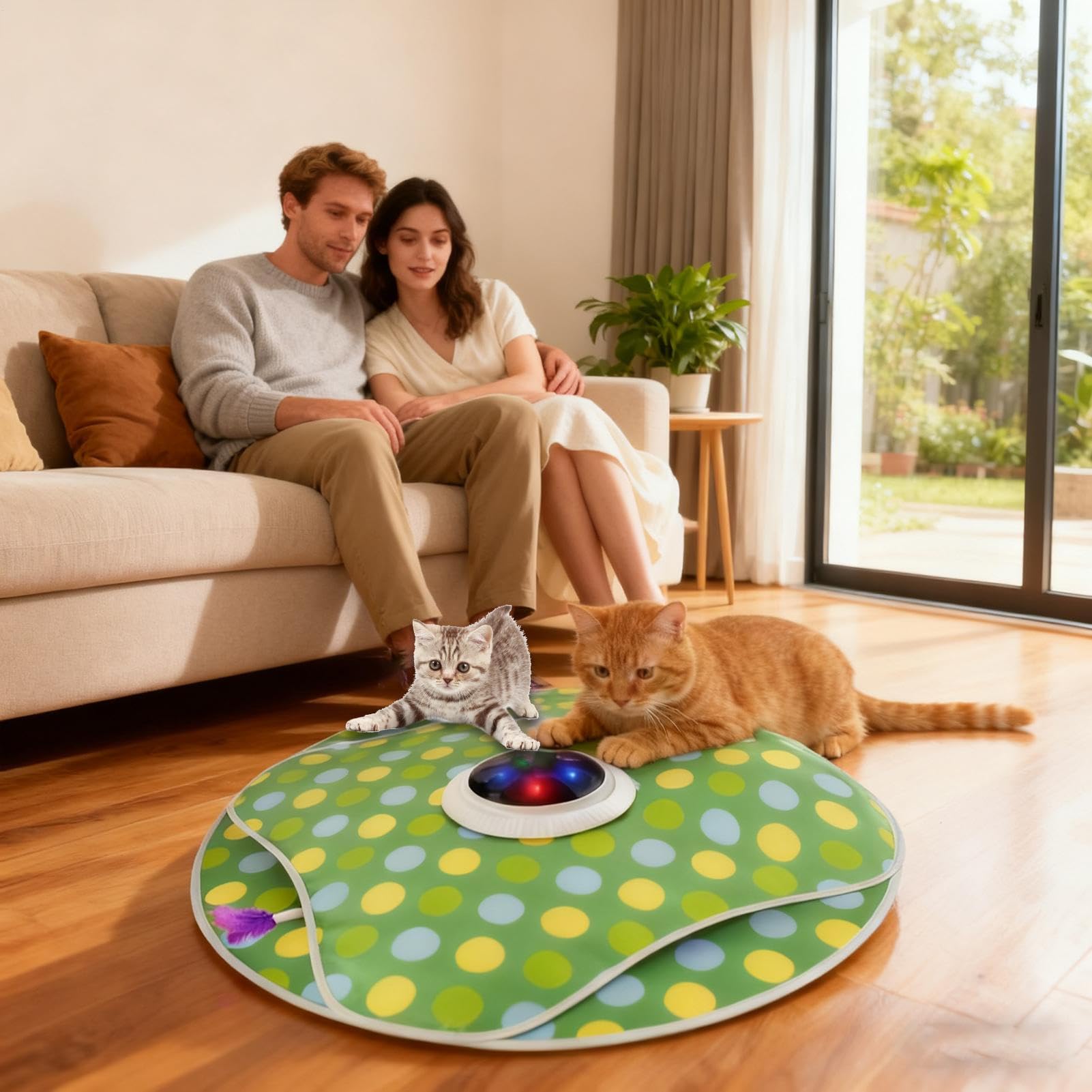 pour Chats Interactifs Activité Intelligente en Mouvement avec Design De
