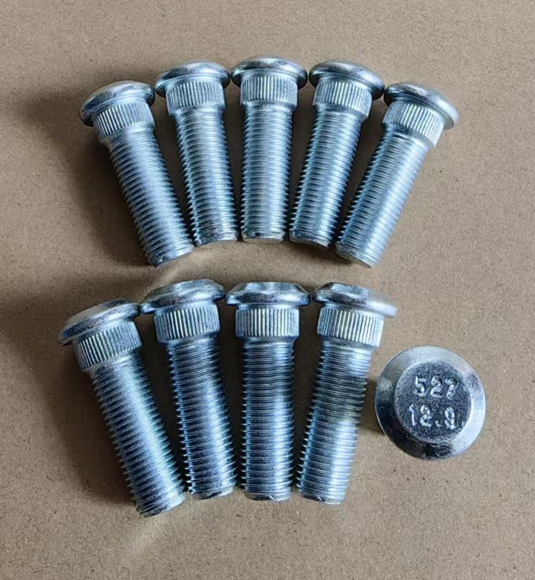 10PCS M14x1.5 16.3mm Knurl Wheel Studs Bolt 610-527 Compatible with 2005-2024 Honda Odyssey, 06-24 Ridgeline, 09-24 Pilot & 2005-2024 Acura RL RLX