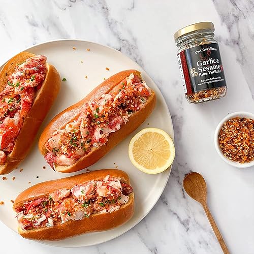 Miniatura 5 de MISHIMA Furikake de picaduras de ajo y sésamo  Condimentos mágicos asiáticos  Receta del chef Troy  Mezcla de condimentos japoneses para arroz,