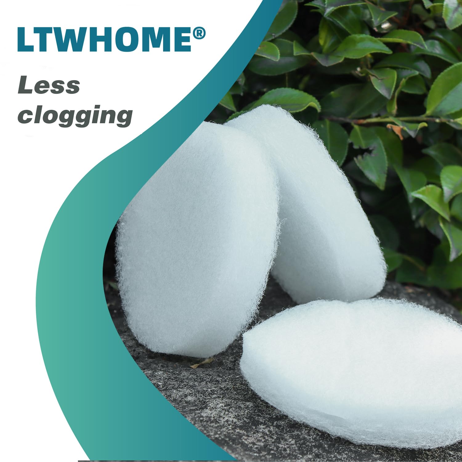 Amazon | LTWHOME ろ過 水槽用 細目 ウールマット フィルターパッド