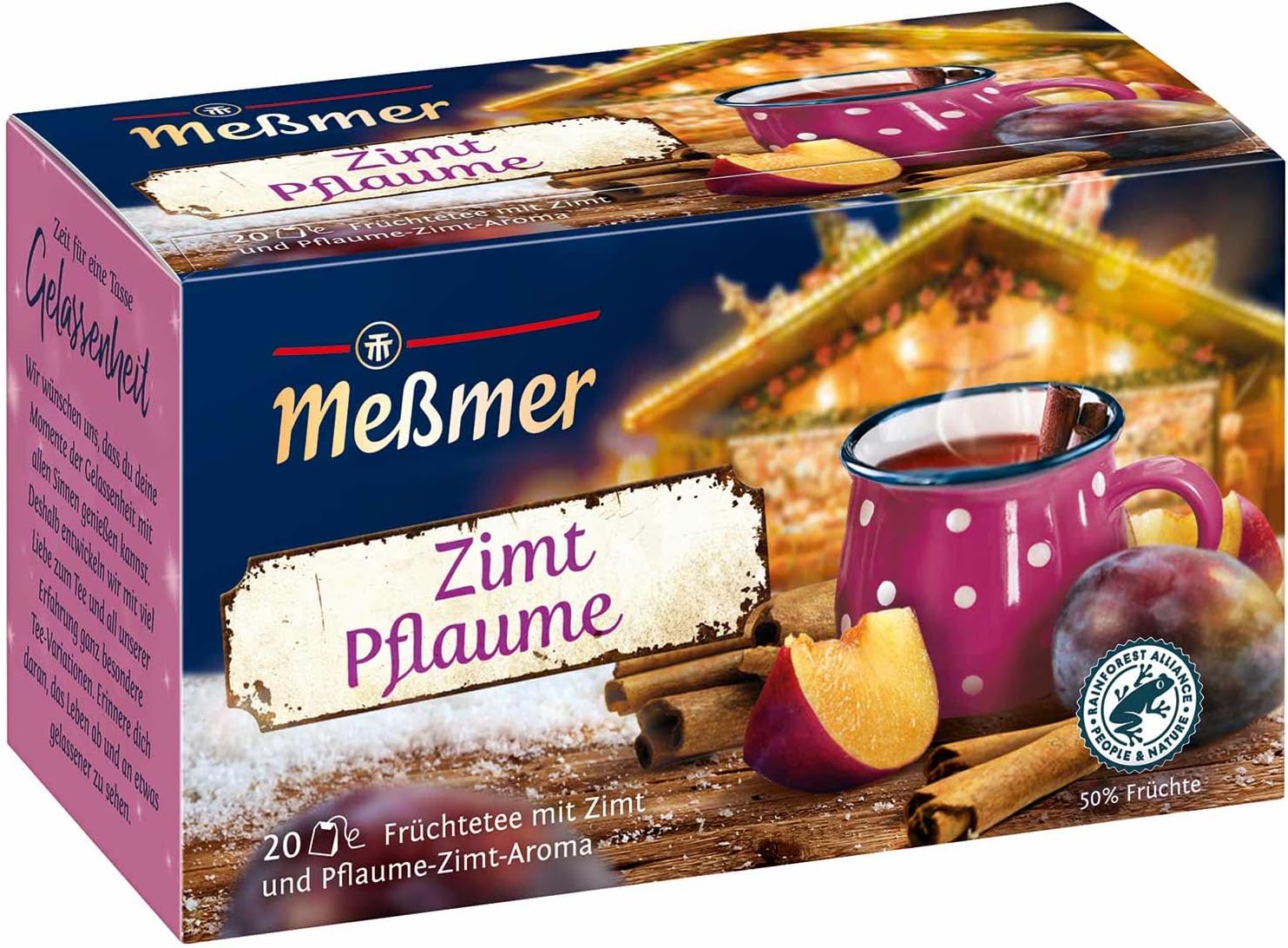 CINNAMON PLUM Winter Tea 20 tea bags/1ct. Made in Germany