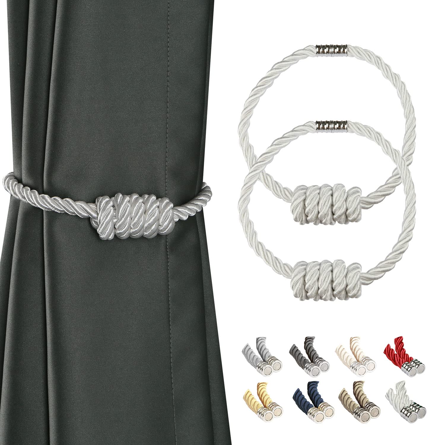 BEL AVENIR Magnetic Curtain Tiebacks