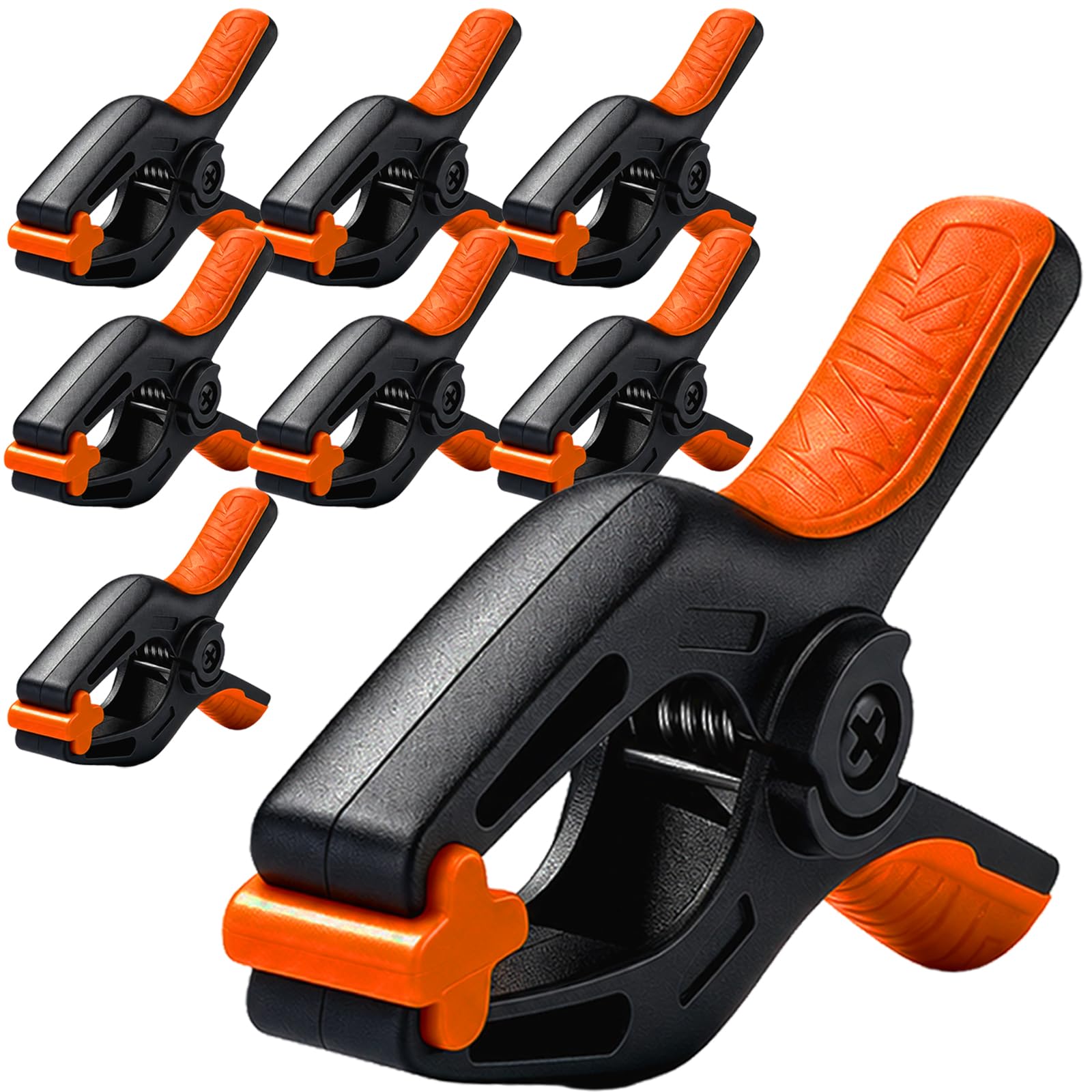 Amazon.com: HORUSDY 8-Pack Spring Clamps Heavy Duty, 5-inch Large
