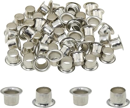 50PCS 1/4 Inch Silver Stainless Steel Straight Shelf Pin Sets