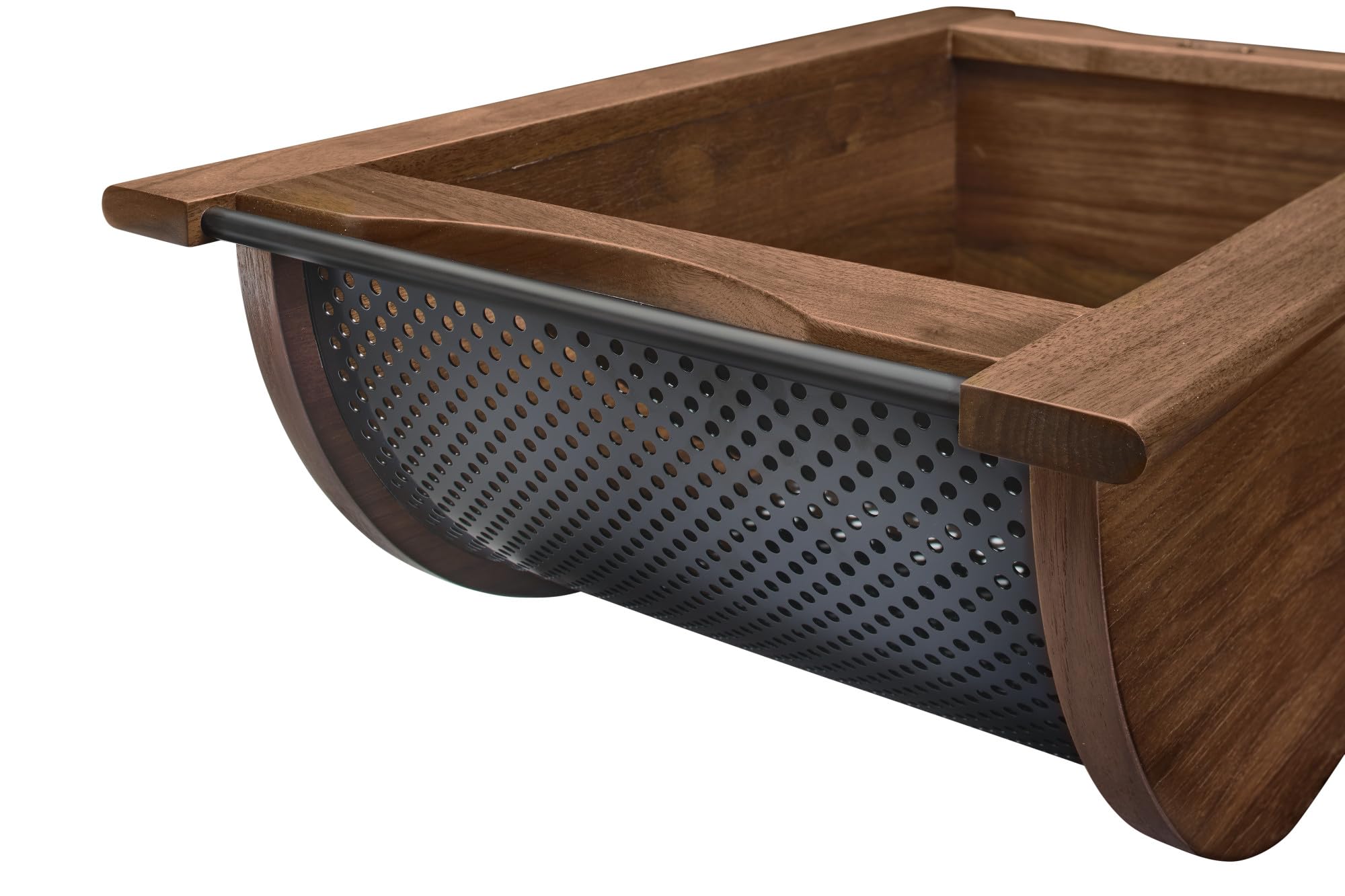 純正ケース付き！BAR COUNTER TABLE SMBT×NTF Amazon.com: REV-A-SHELF Walnut/Black Produce Basket for 18” Base