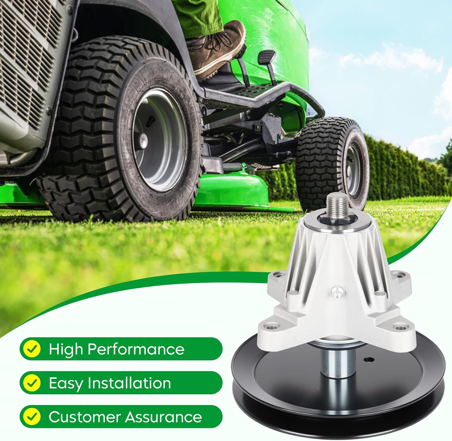 618-05137 Spindle Assembly 918-05137 119-8445 Fit for Cub Cadet/MTD 54 inch Deck Z6600 RZT-L54KH RZT-L54KW RZT-S54,Fit for Toro 42" LX423 LX427 (3 Pack)