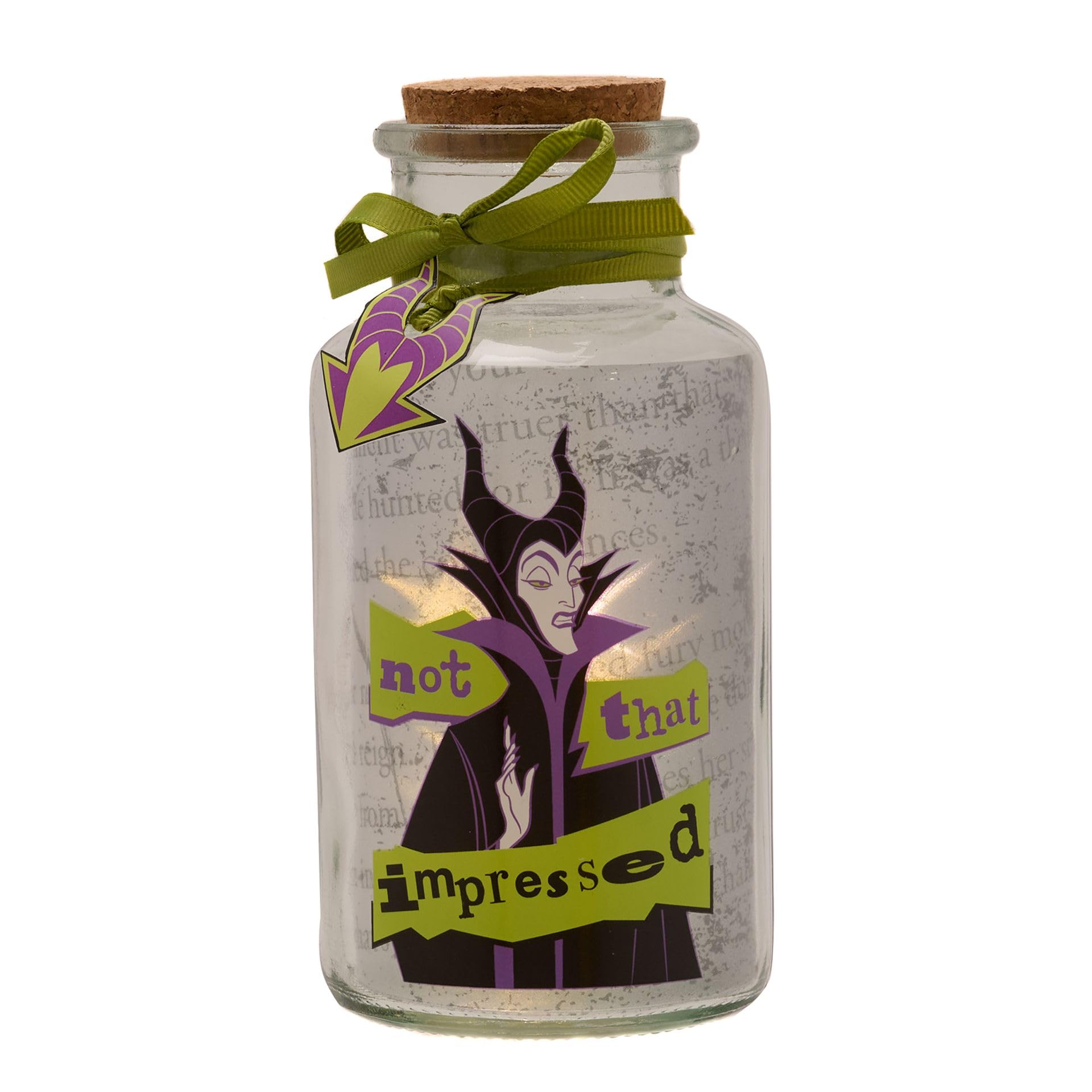 Widdop and Co Disney Light Up Jar - Maleficent, Clear - Image 2