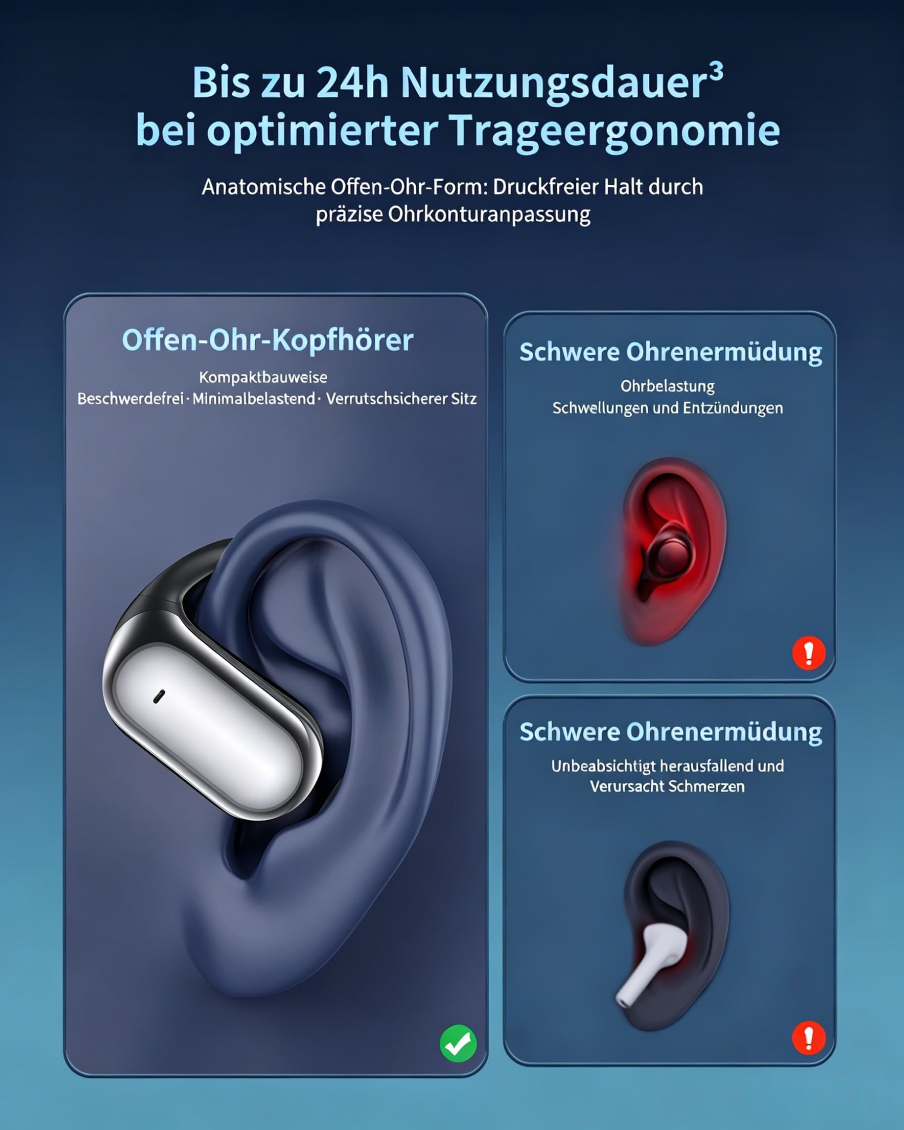 EUQQ KI Übersetzer Kopfhörer Echtzeit 198 Sprachen