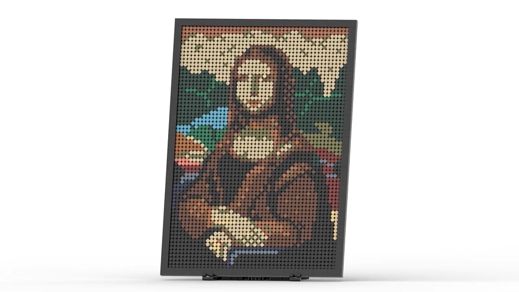 Amazon.com: Samyblocks 3624PCS Mona Lisa Portrait Building Mini