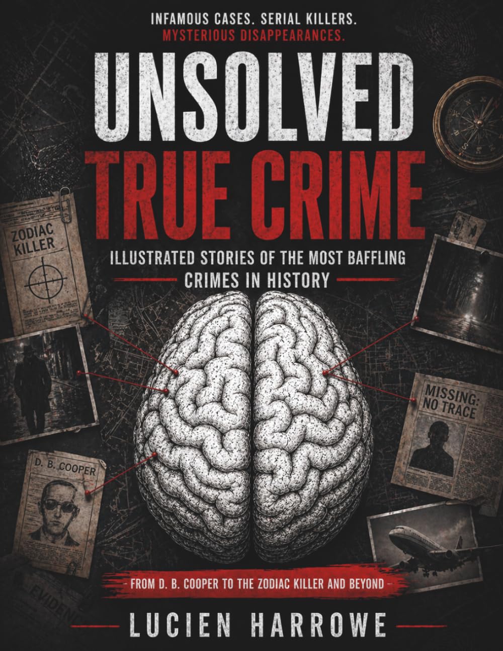 Unsolved True Crime: Infamous Cases, Serial Killers, and Mysterious Disappearances – Illustrated Stories of the Most Baffling Crimes in History