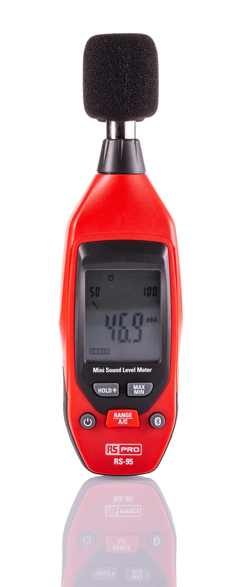 RS PRO RS-95 LCD Schallpegelmessgerät 35 dB 130 dB 8 kHz 0.1 dB