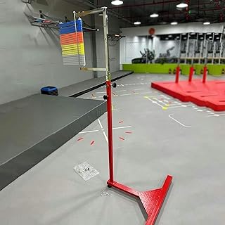 Shykey Vertical Jump Tester Vertical Jump Trainer Pole Tool 1.4m-3m, Stand Alone Jump Measurement Tester Training Aid, Adjustable Height Jumping Training Equipment