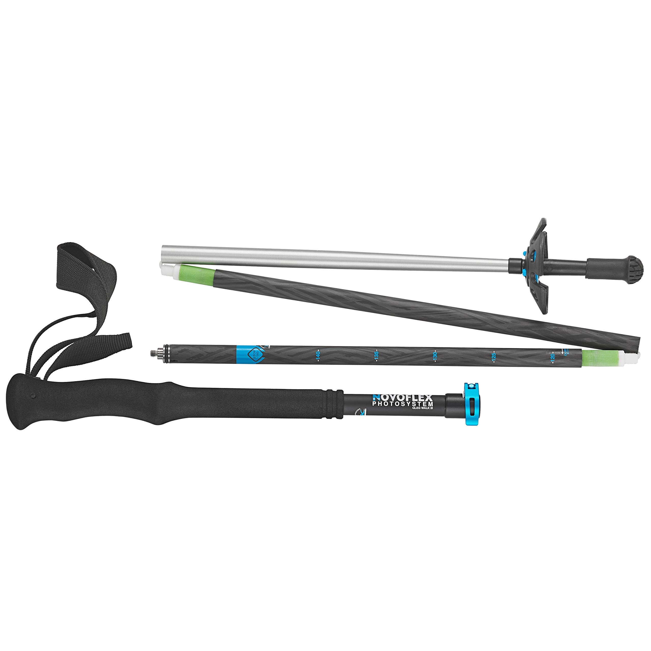 Novoflex QLEG Walk III Set 2X QuadroLeg Falt-Wanderstöcke