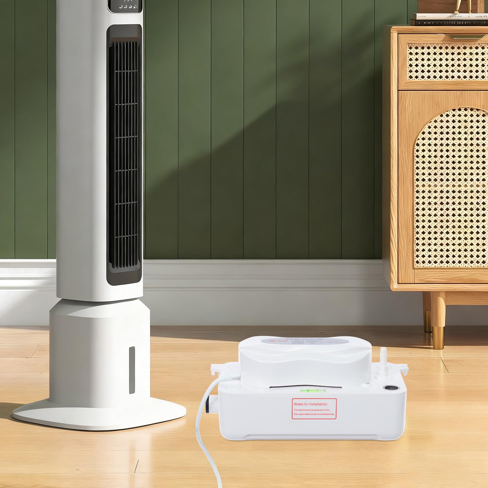 Hochwertige Klimaanlagen Kondensationspumpe, Mit 1800ml Reservoir, 110-240V, 29dB Leise, Kunststoff Weiß, Ideal Für Wohnungen, Büros Und Gewerbliche Nutzung