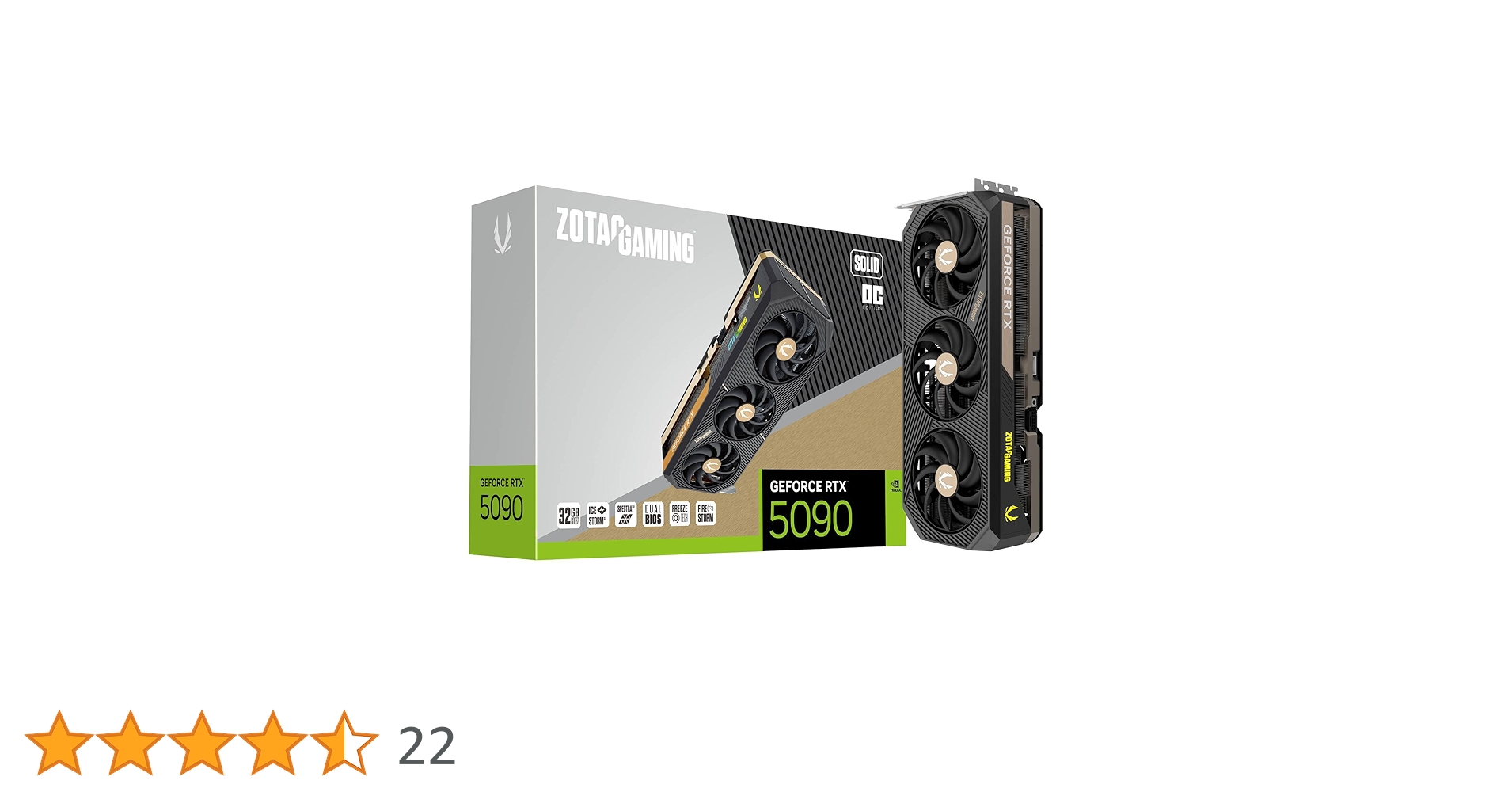 Amazon | ZOTAC ゲーミング GeForce RTX 5090 Solid OC DLSS 4 32GB