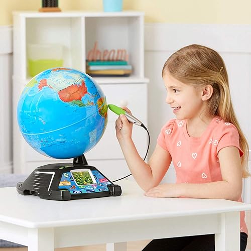 Complete LeapFrog Magic globe system perfect for American family education and learning