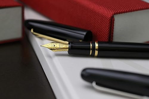 Miniatura 5 de Esterbrook Pluma Estilográfica Ebony Black With Gold Trim - Punta mediana