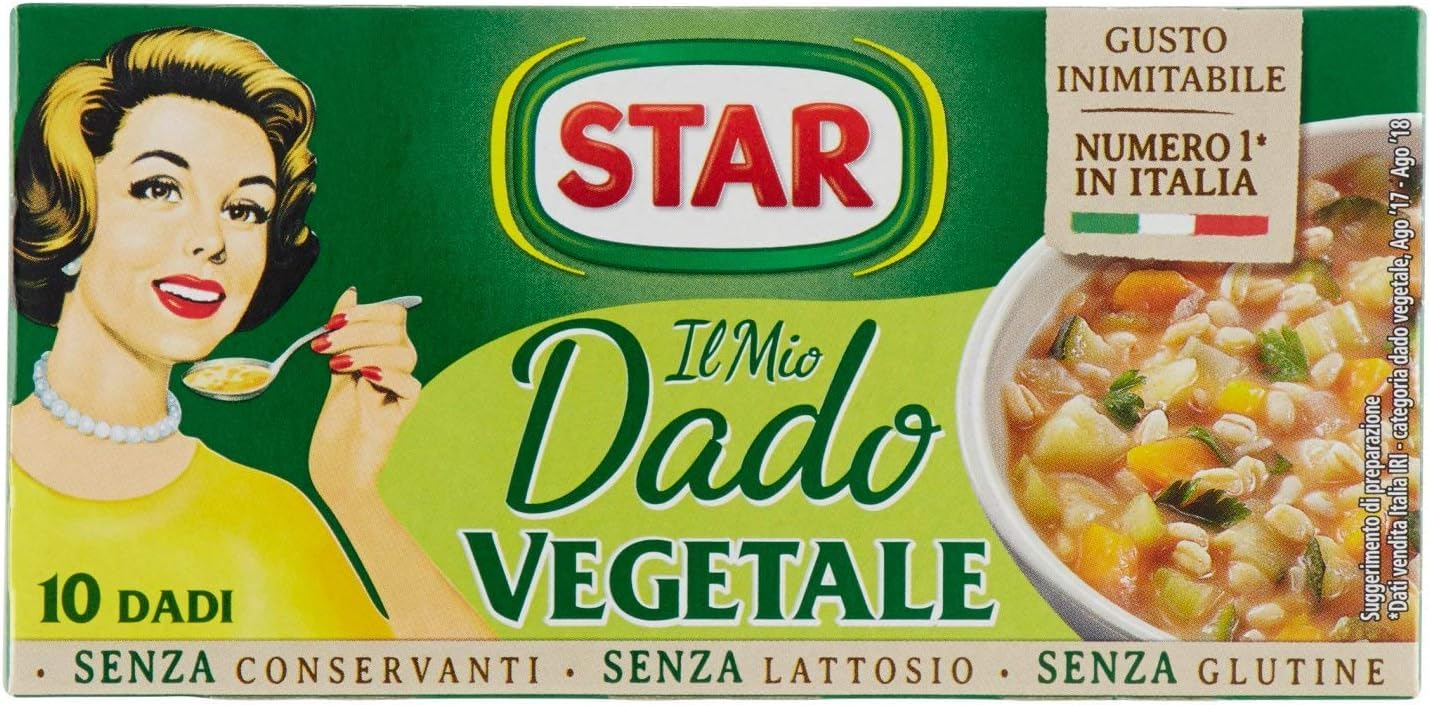 Italian Gourmet il Mio Dado Vegetale Gemüsebrühe Würfel 12 x 100g 9 Gemüse