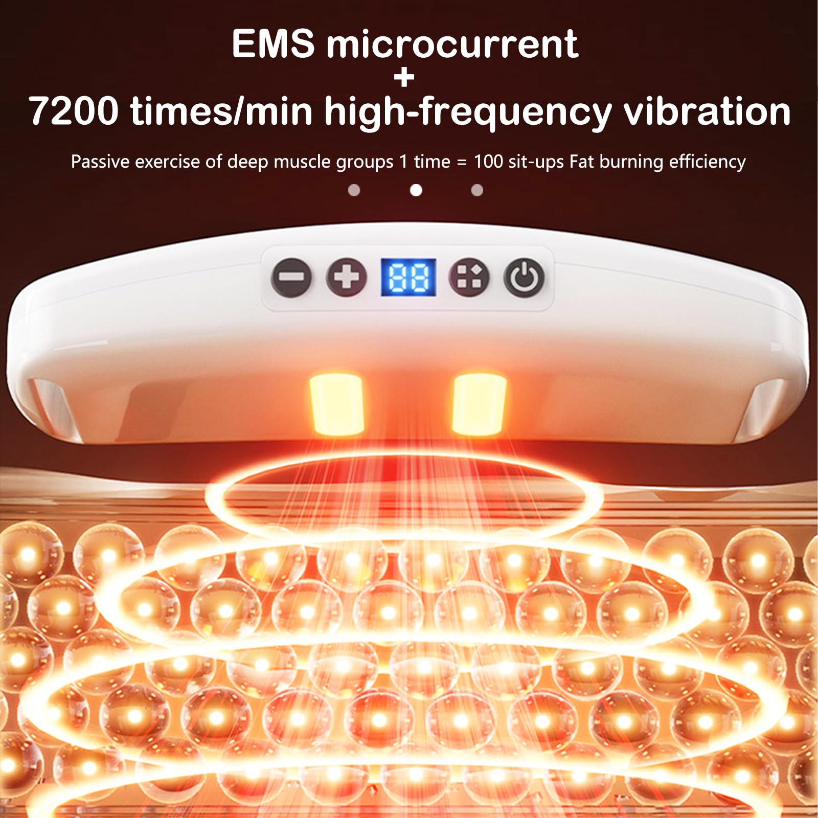 Ysislybin Bauchtrainer, 1200 mAh Elektrisch Kabellose Schlankheitsgrtel  Bauchmuskeltrainer mit 6 Vibrationsmodi 9 Intensittsstufen und 3  Heizstufen EMS Bauchmassagegert mit Doppelmachtbewegung : Amazon.de: Sport  & Freizeit