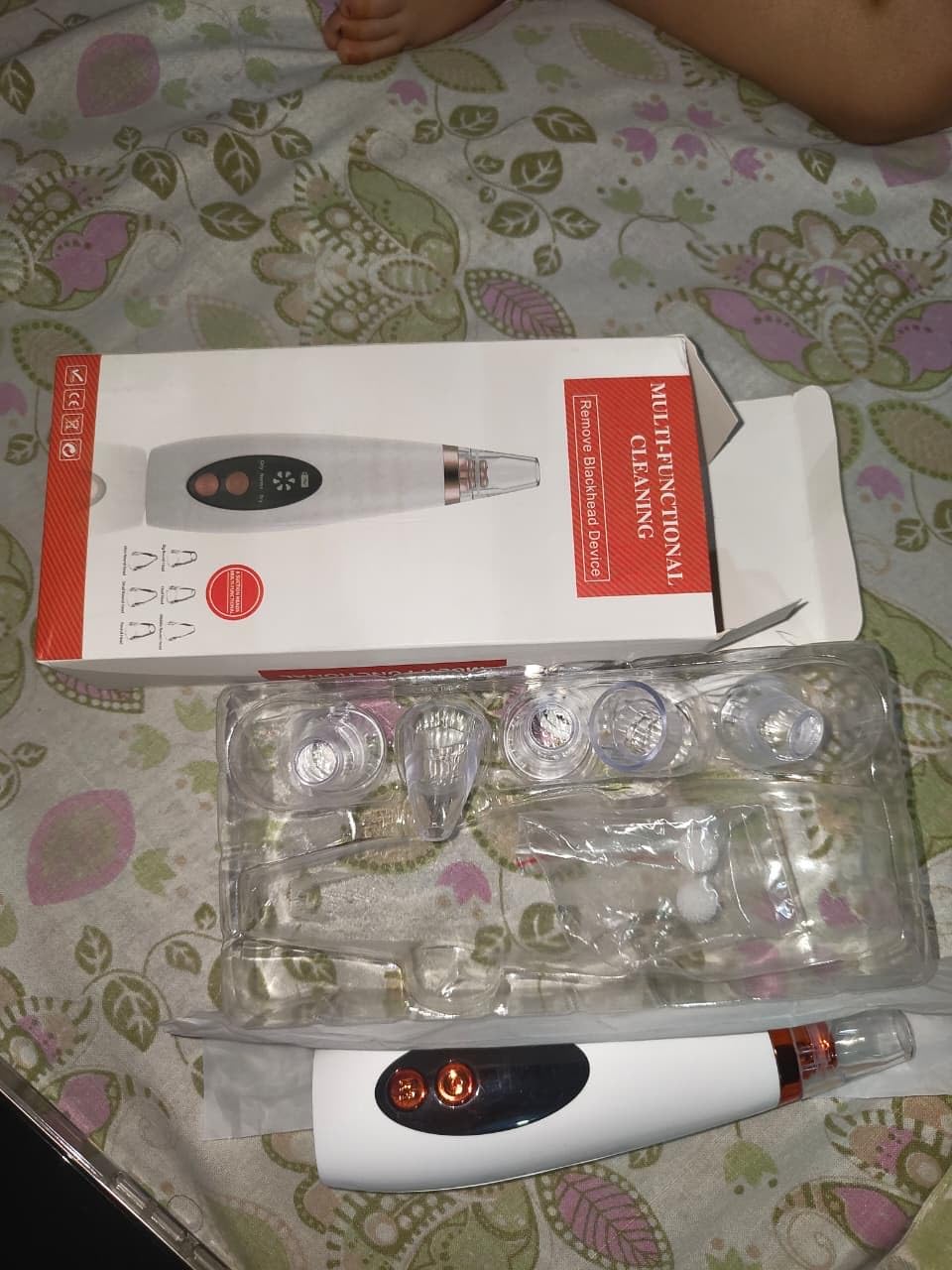 POPFIZZ 6 in 1 Multi-function Blackhead Remover Tools | Electric Derma ...