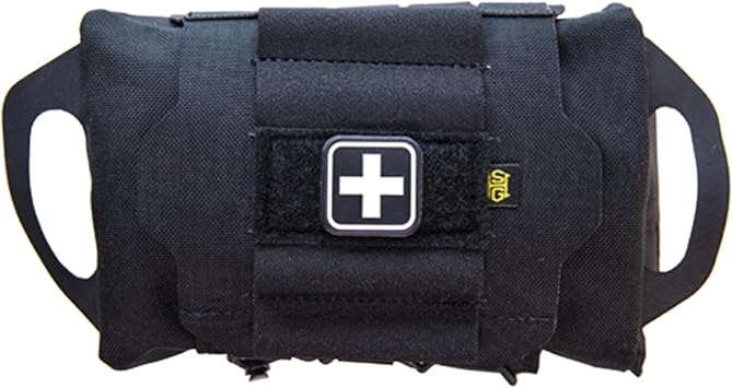 High Speed Gear Reflex IFAK System | Roll and Carrier | Medical Supply Holder Black