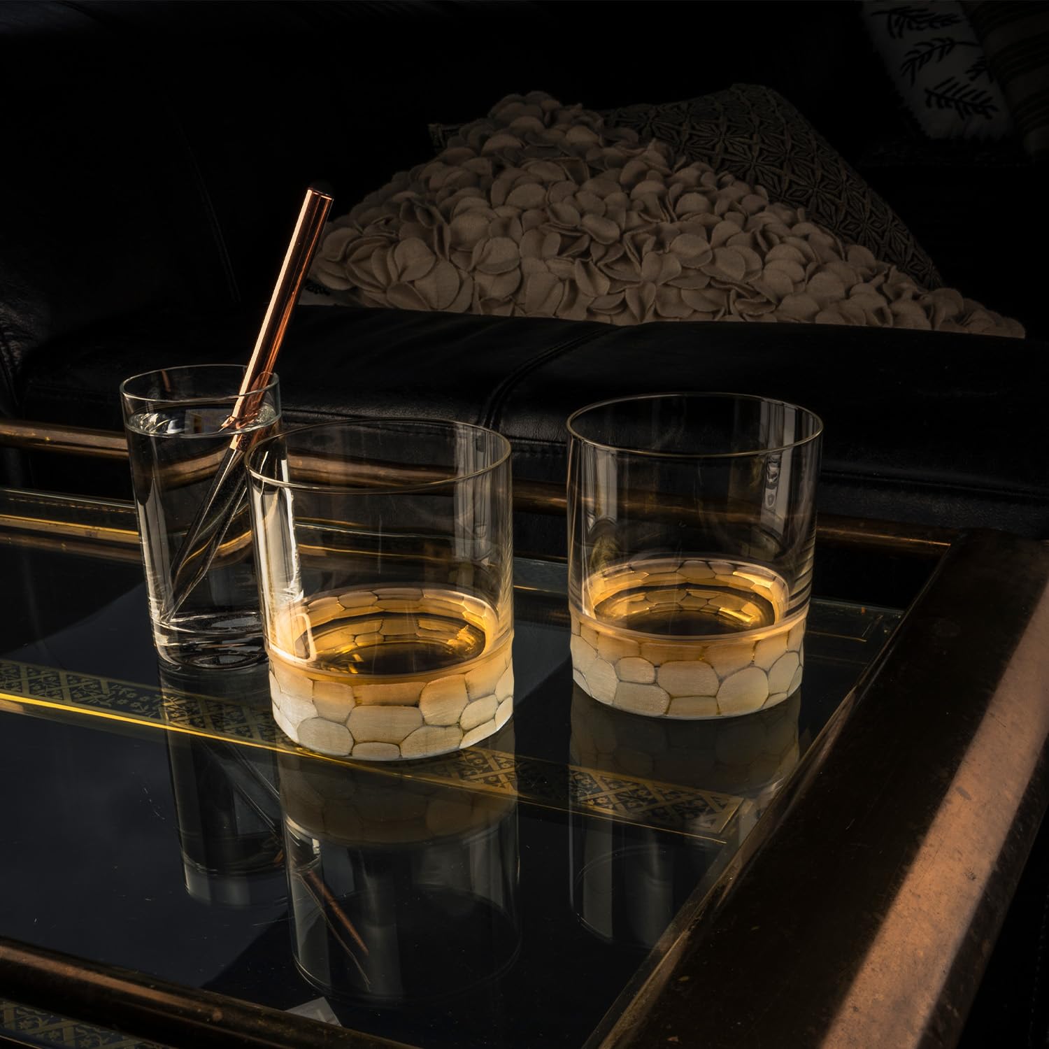 EISCH Hamilton Whisky Gläser Set – 2 Stück, 400 Ml, Handgeschliffen Aus Bleifreiem Kristall