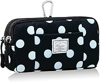 Vista 7 de KAMO Funda multiusos de lona horizontal para smartphone, funda para teléfono celular con asa para cinturón, bolsas de cinturón para mujeres, funda