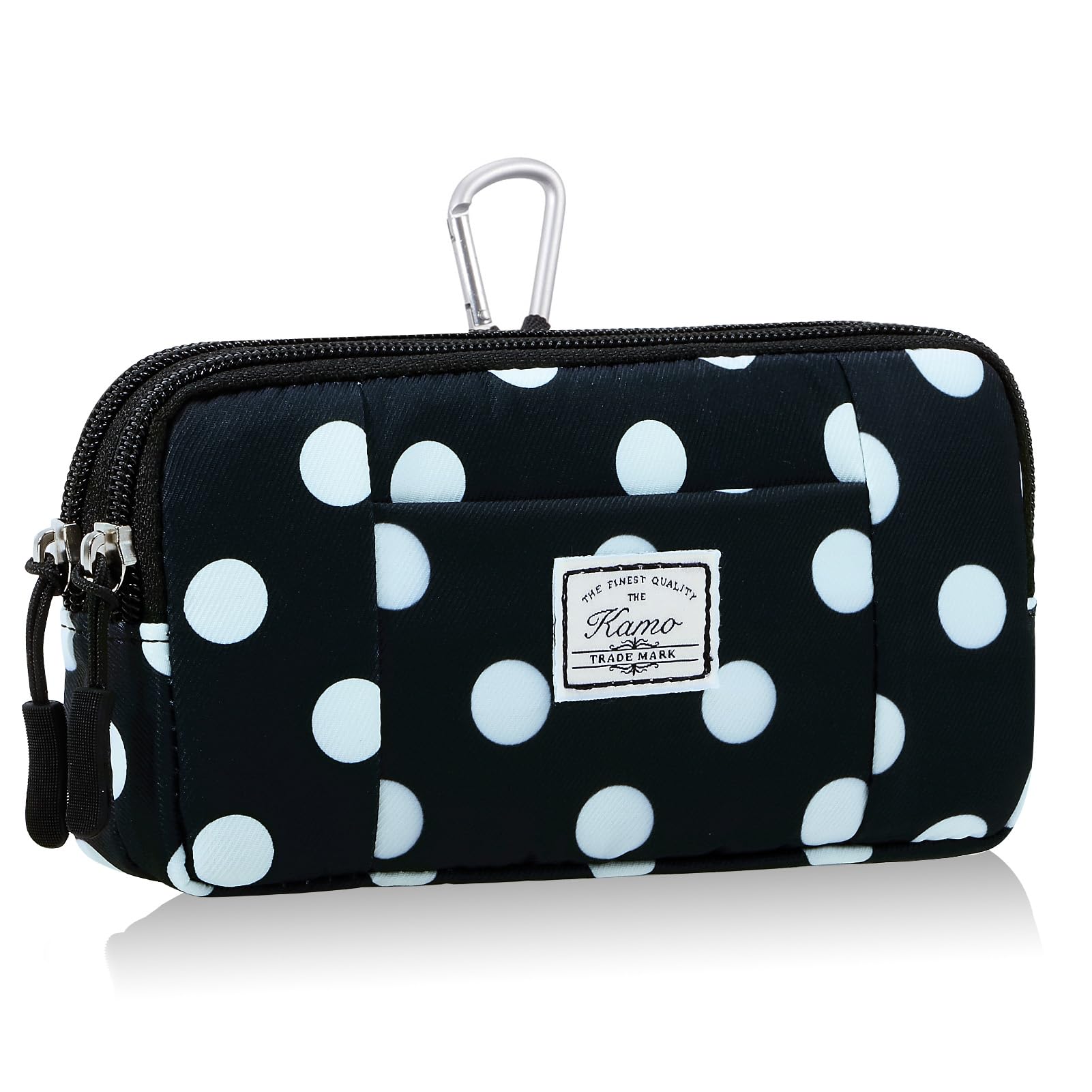 KAMO Multipurpose Canvas Horizontal Smartphone Pouch Cell Phone Holster with Belt Loop Pouch Bag Belt Pouches for Women Cellphone Holster for Women &