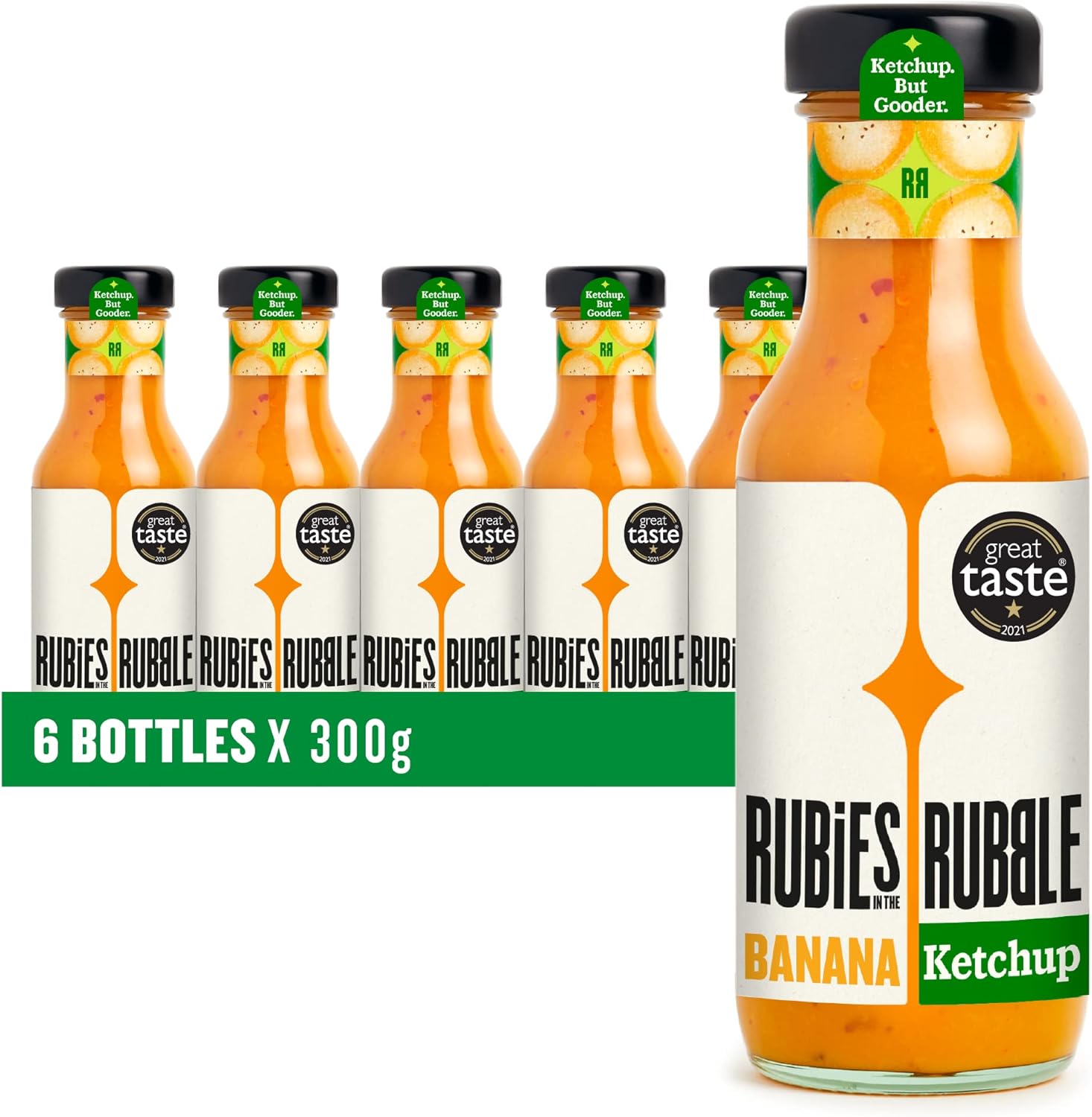 Rubies in the Rubble Banana Ketchup, 300 g, Pack of 6 Amazon.co.uk