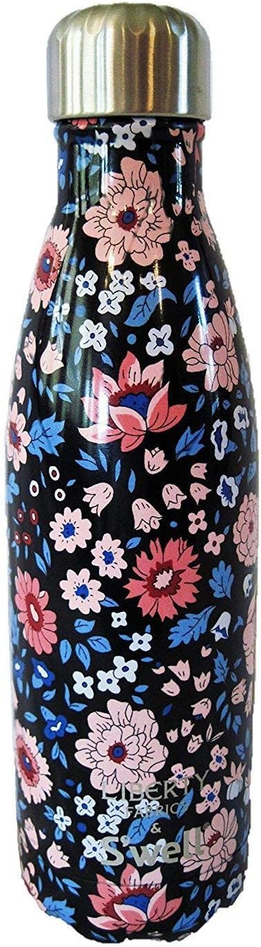Starbucks Christmas 2017 Swell Insulated Water Bottle w/Liberty of London Fabrics Original Artworks (Pink Dogwood) 17 Oz