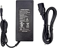 Vista 1 de Adaptador de fuente de alimentación de 12 V 8 A, 96 W CA 100-240 V a CC 12 V 8 A transformador con cable de CC de 4 pies y enchufe de barril