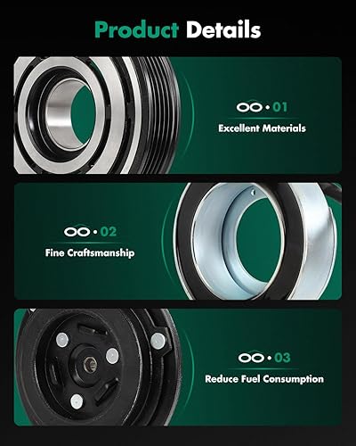 Miniatura 825 de SCITOO CO 4920AC Reemplazo del embrague de CA para H-onda CR-V 2.4L 2007-2014