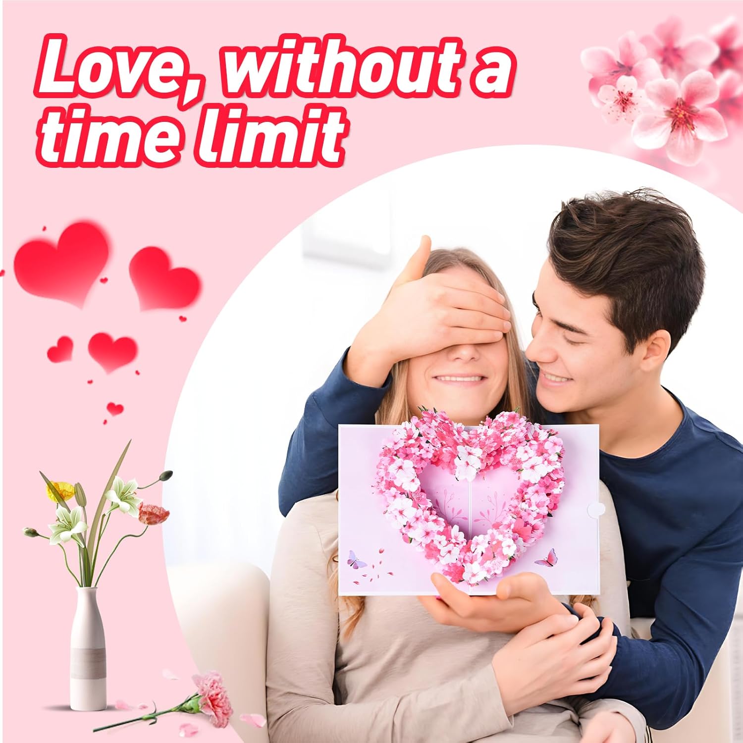 3D Pop Up Greeting Cards for Women - Thoughtful Gift for Mom Wife Girlfriend Sister Daughter Friend | Birthday Thank You Anniversary Valentine's Day Christmas Mother's Day Thinking of You Get Well Card - Image 5