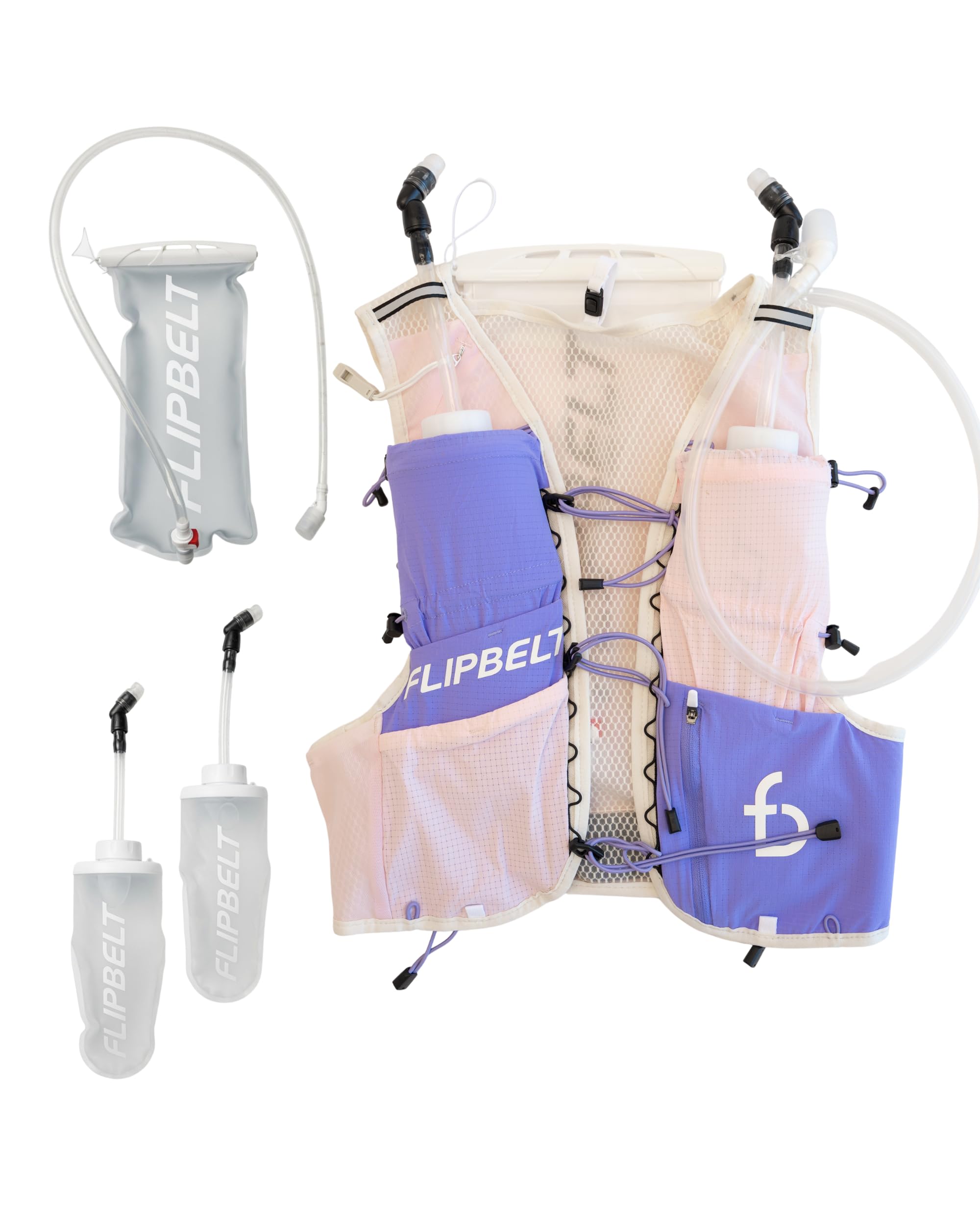 FlipBelt Tahoe Gilet d'hydratation Rose Blush XS