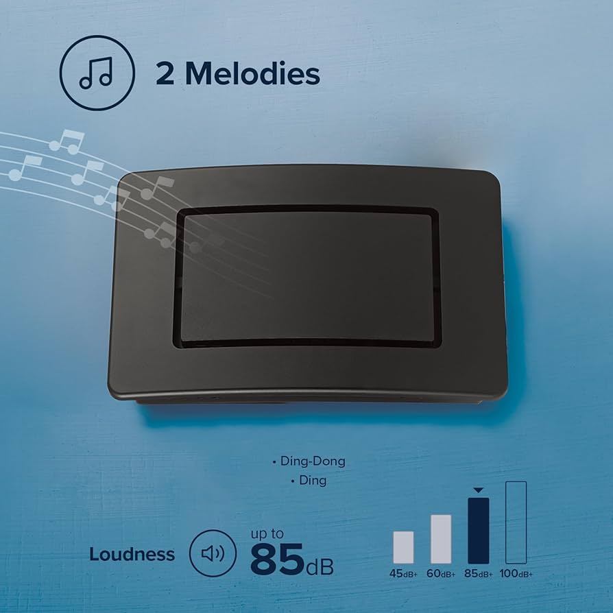 Heath Zenith Wired Mechanical Doorbell Chime Kit, 2-Melody Ding